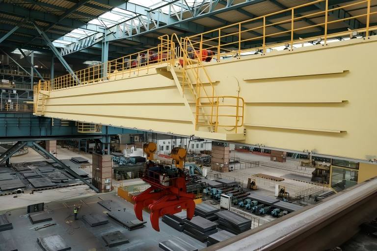 Slab clamp crane manufactured by Henan Mine Crane
