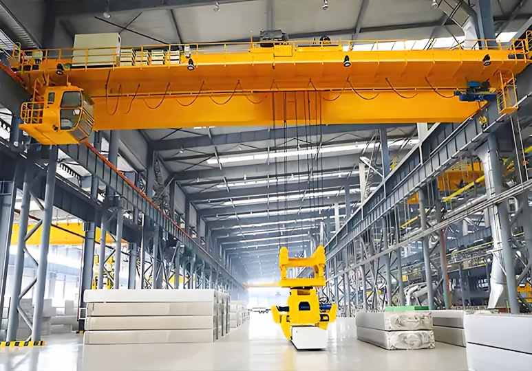 Slab tongs crane manufactured by Henan Mine Crane