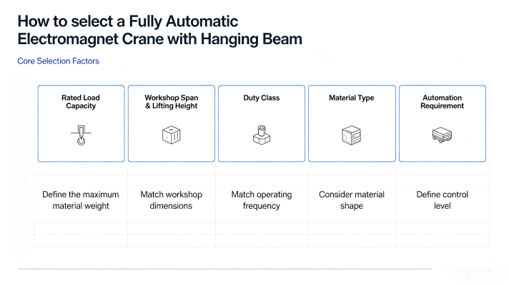 VII.How to Select a Fully Automatic Electromagnet Crane?-Henan Mine Crane