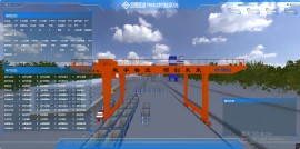 Smart grab bucket crane for blast furnace project