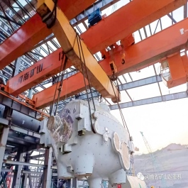 Henan Mine 120t double-girder bridge crane used in Indonesia thermal power plant project