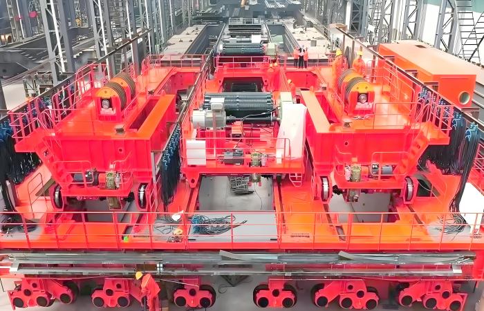 450t metallurgical crane for ladle handling