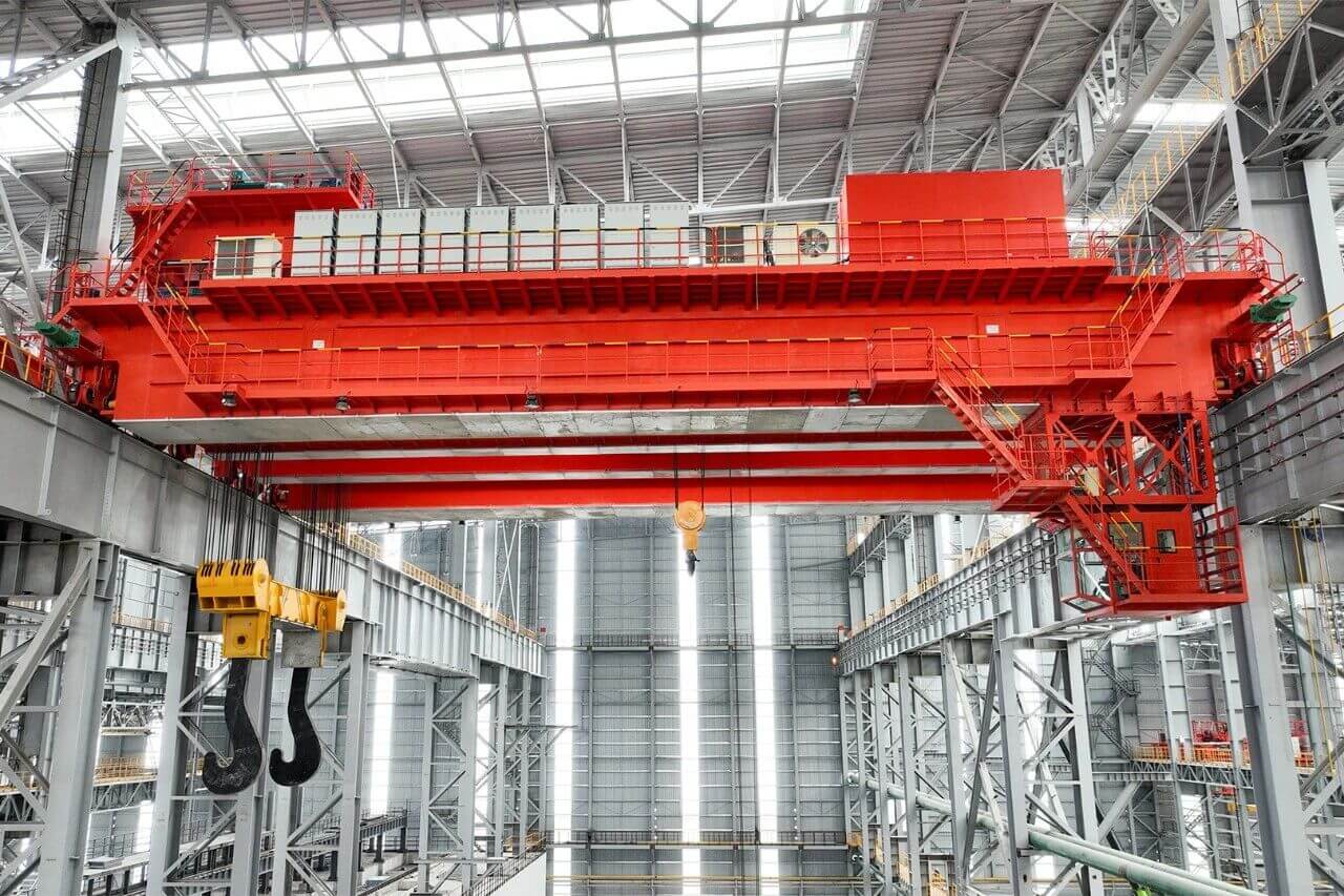 450t casting crane servicing for ladle handling