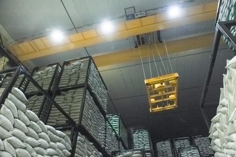 Intelligent warehousing cranes manufactured by Henan Mine Crane