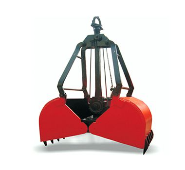 Single cable suspended grab