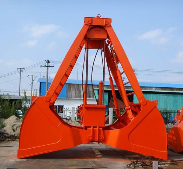 Single cable suspended grab