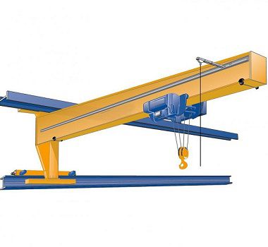 Wall travelling jib crane