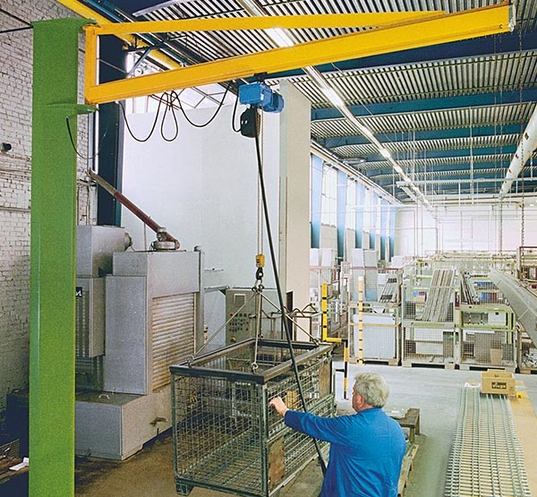 Electric Slewing Jib Crane