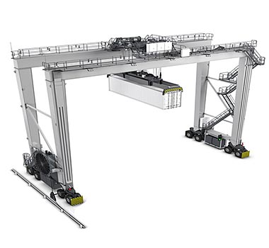 Port And Quay Series Container Gantry Crane, Rubber Tire Gantry Crane