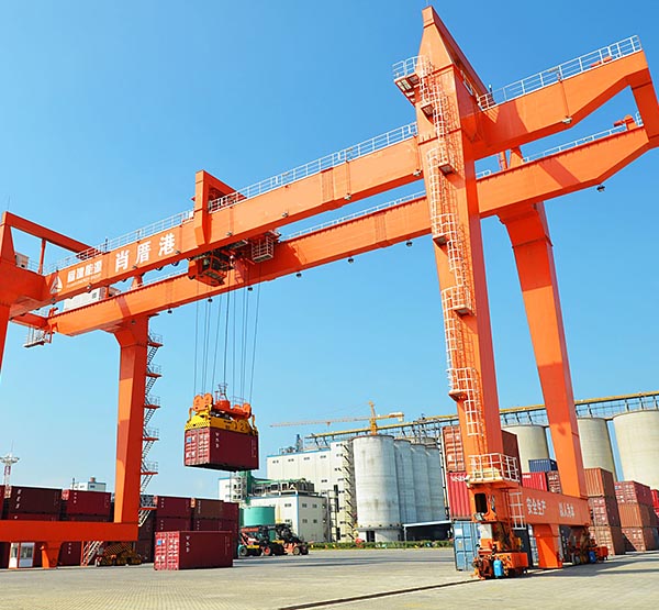 Port And Quay Series Container Gantry Crane, Rubber Tire Gantry Crane