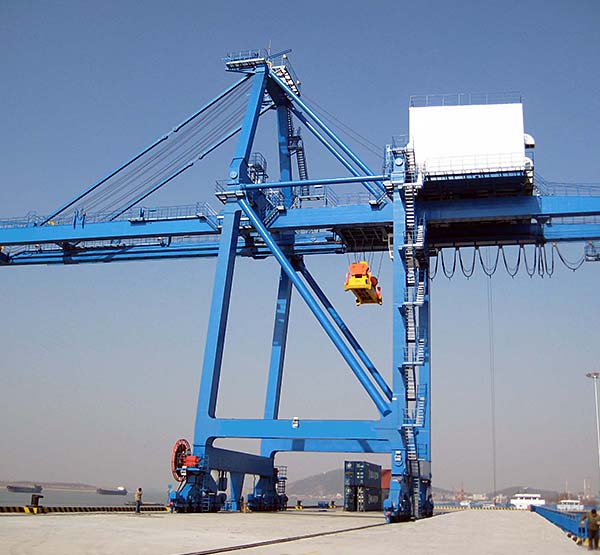 Port And Quay Series Container Gantry Crane, Rubber Tire Gantry Crane